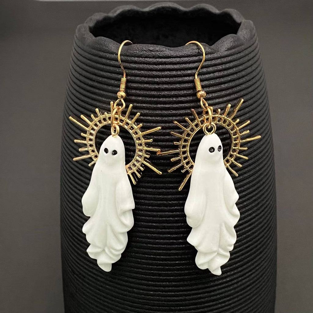 Holy Ghost Dangle Earrings