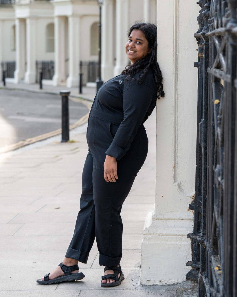 Rebel Jet Black Boiler Suit