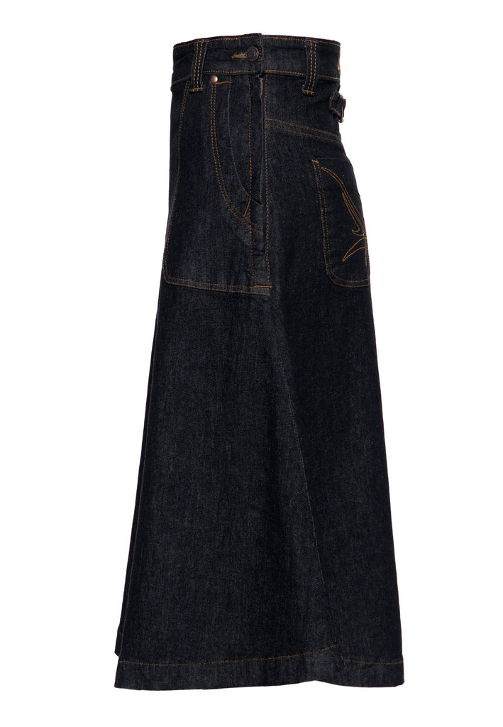 Rock Denim Western Skirt