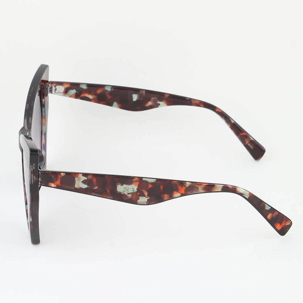 Sharp Geometric Cateye Sunglasses