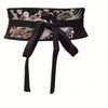 Crane Embroidered Obi Belt