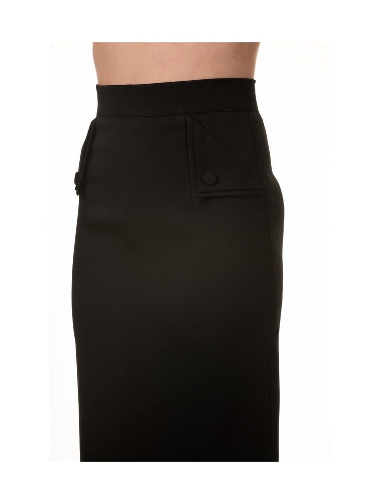 Victory Black Pencil Skirt