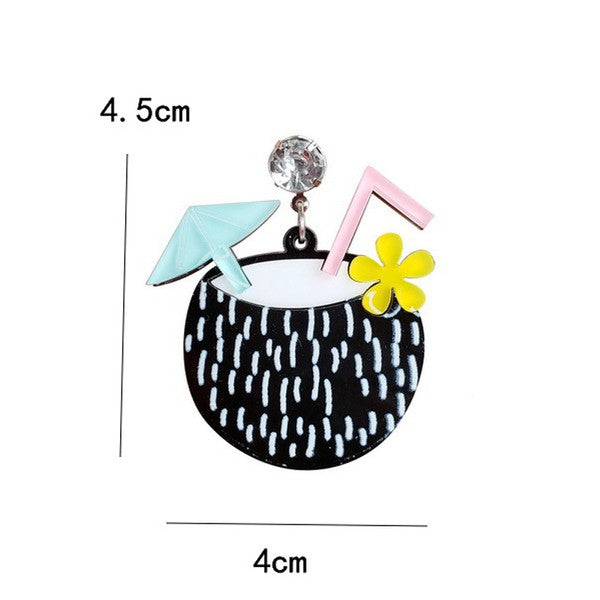 Coconut Cocktail Earrings