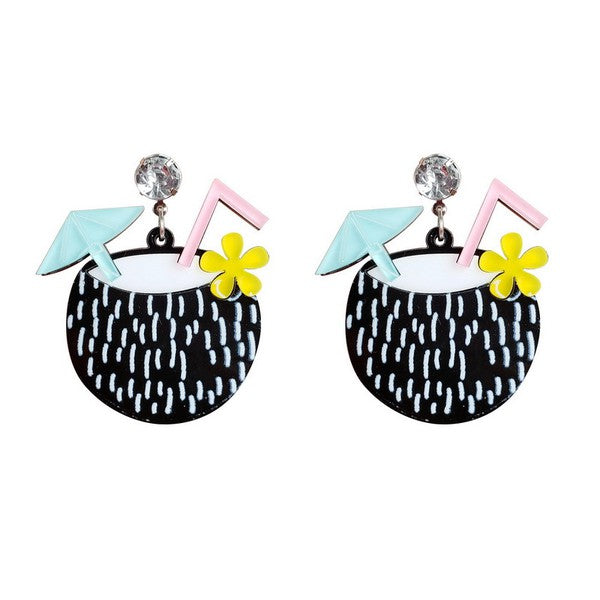 Coconut Cocktail Earrings