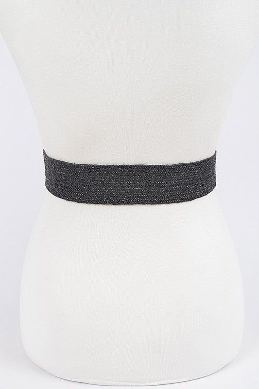 Bamboo Round Buckle Belt