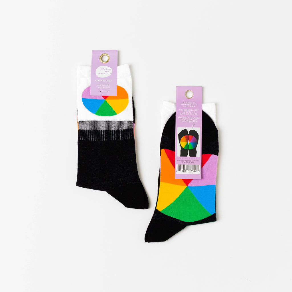 Women's - Color Wheel Crew Socks