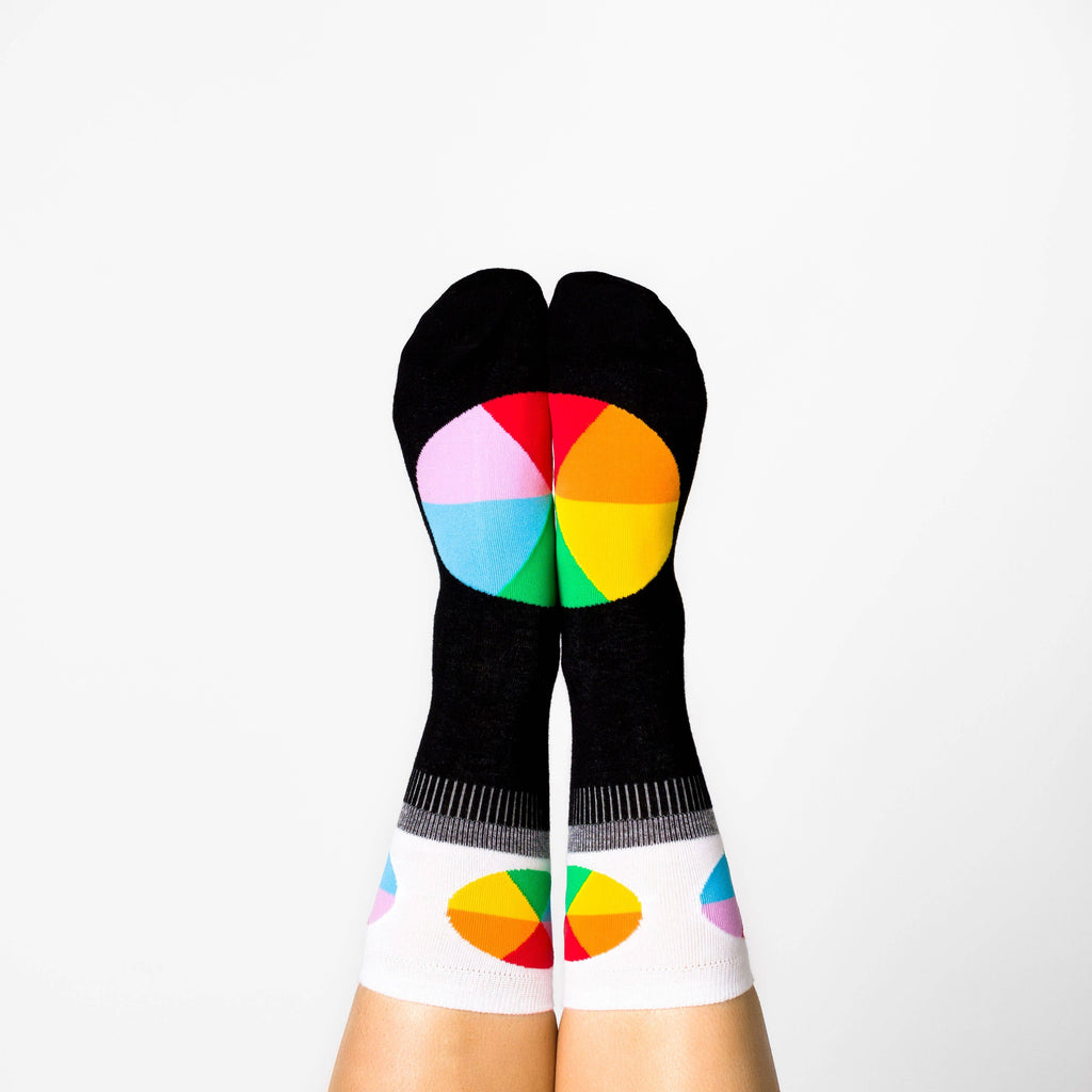 Women's - Color Wheel Crew Socks