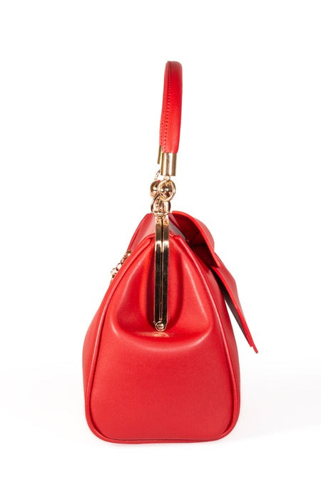 Lockwood Red Kisslock Purse