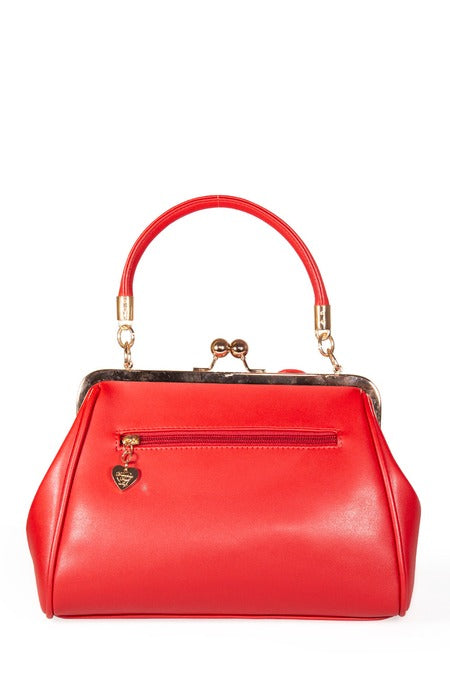 Lockwood Red Kisslock Purse