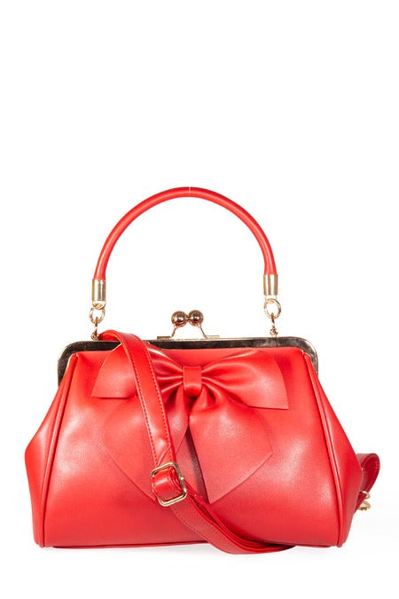 Lockwood Red Kisslock Purse