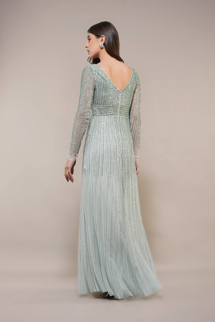 Sage Starlette Maxi Dress
