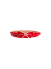 Lana Adjustable Skinny Bow Belt: Red