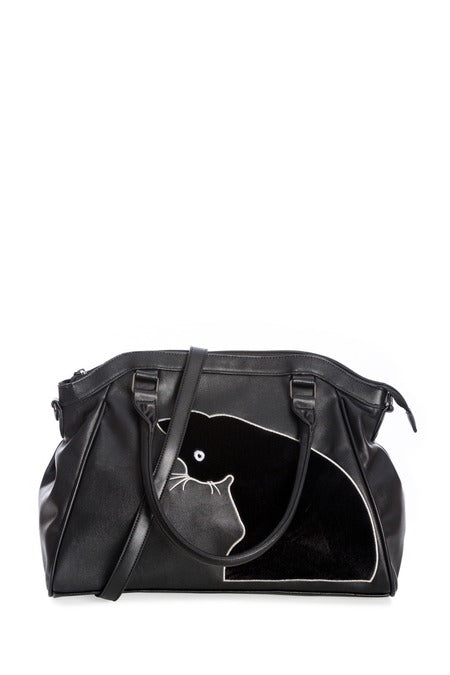 Sabrina Black Cat Bag