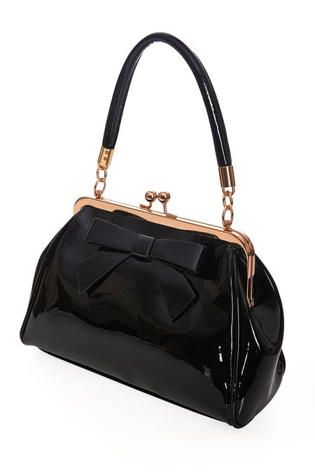 Black Nights Kisslock Purse