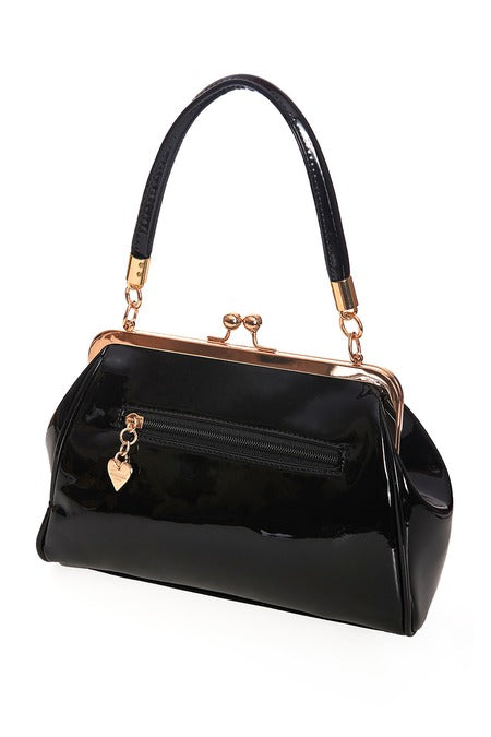 Black Nights Kisslock Purse