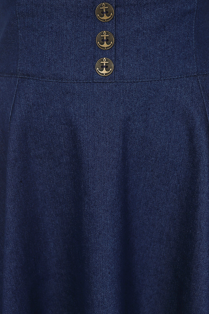 Denim Supsender Skirt