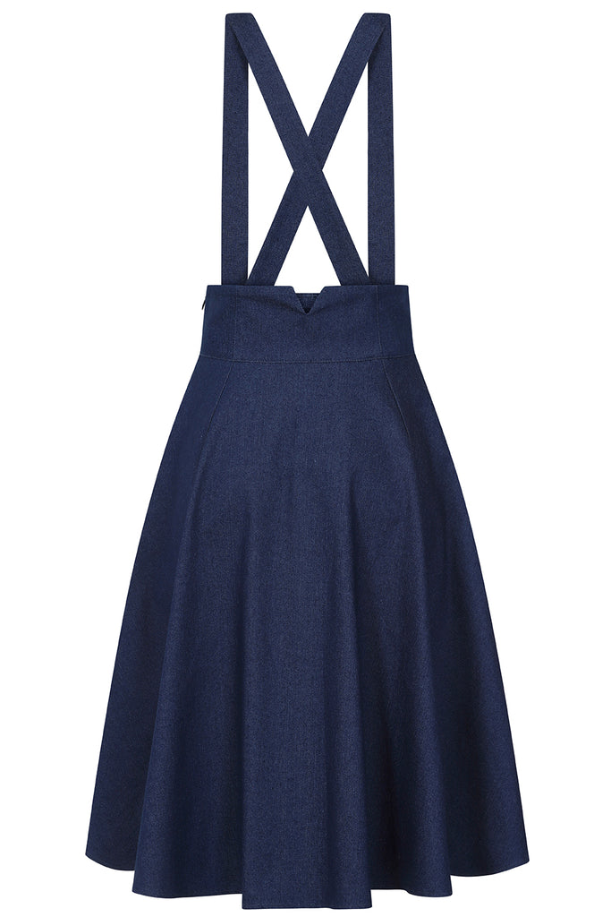 Denim Supsender Skirt