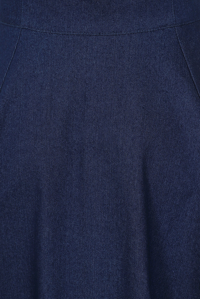 Denim Supsender Skirt