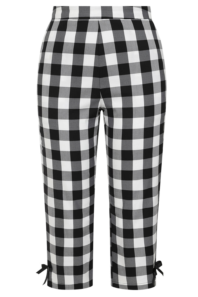 Gingham Capri Pants