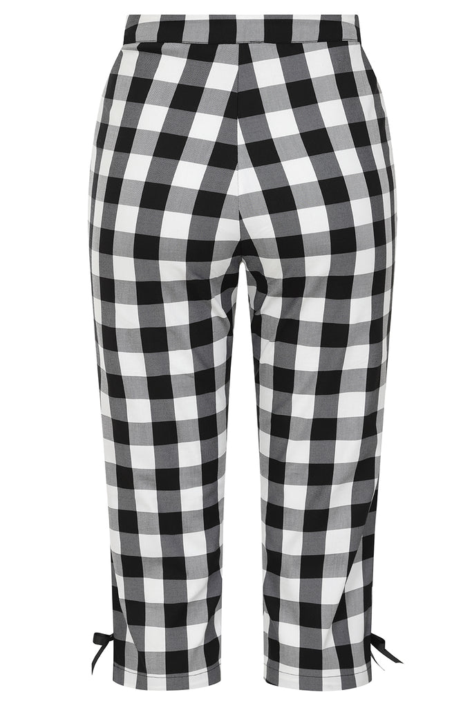 Gingham Capri Pants