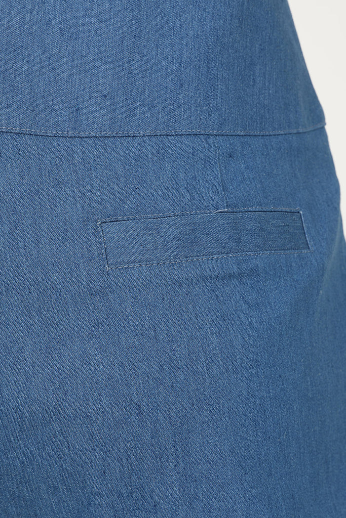 Denim Swallows Hi-Waist Shorts