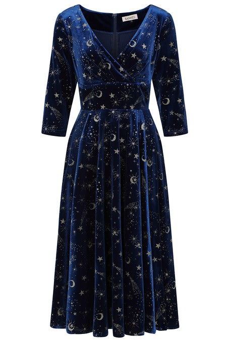 Enchanted Night Velvet Dress