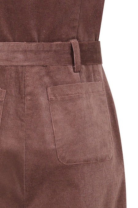 Corduroy Cutie Teddy Overalls