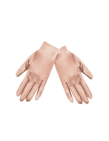Rhinestone Mesh Wrist Gloves