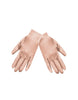 Satin Wrist Gloves: Light Pink