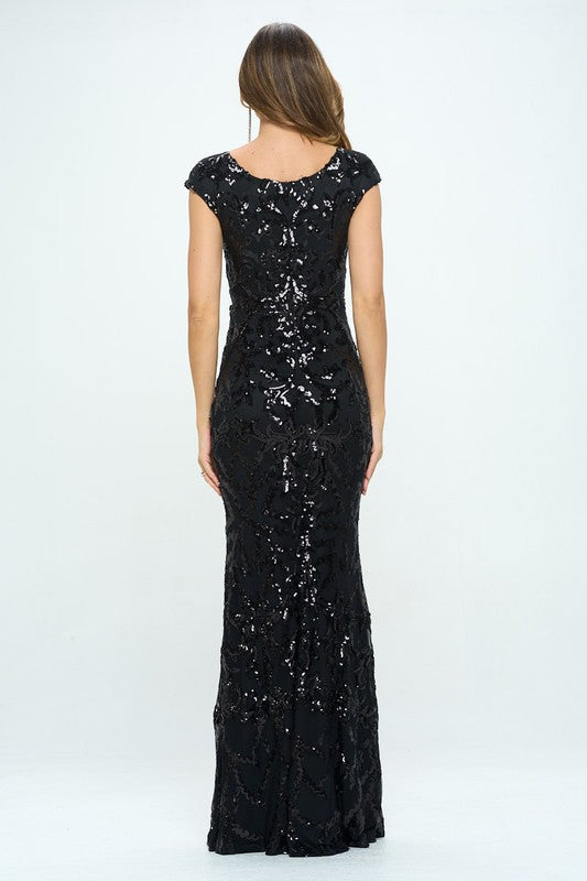 Ornate Onyx Maxi Dress