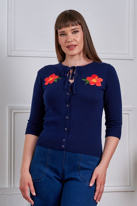 Hibiscus Kiss Cardigan