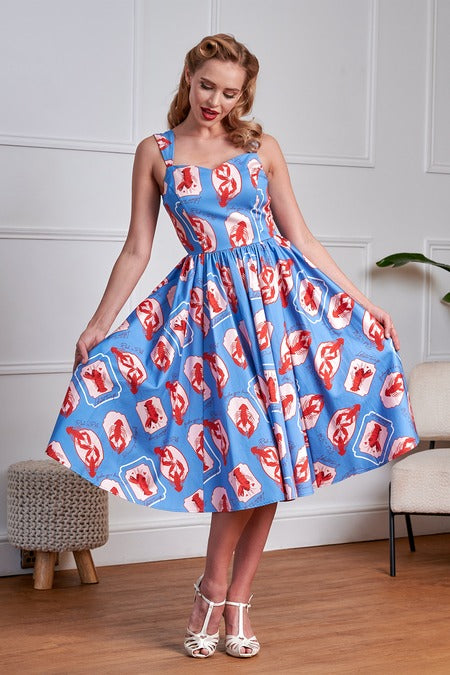 Lobsters In Love Swing Dress