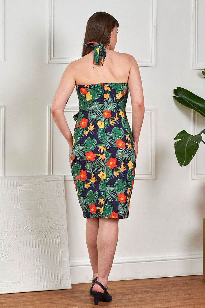 Tropical Sarong Dress