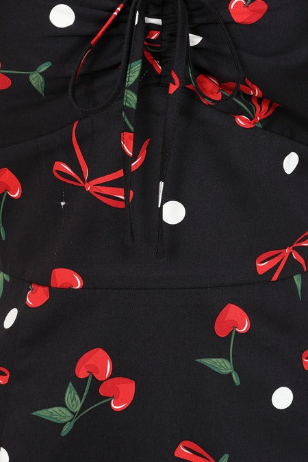 Tulia Cherry & Bow Pencil Dress