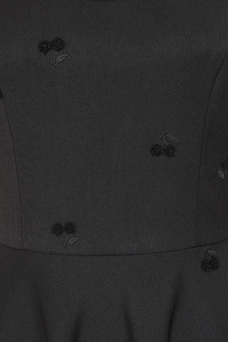 Black Cherry Daisy Dress