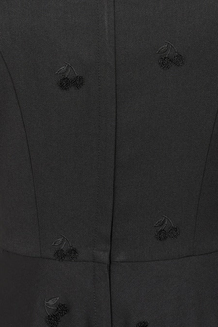 Black Cherry Daisy Dress