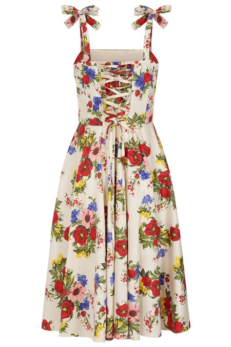 Angelica Corseted Floral Dress