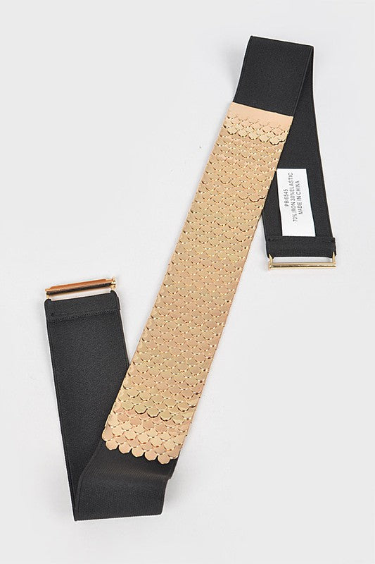 Colour Metal Iconic Belt: Purple