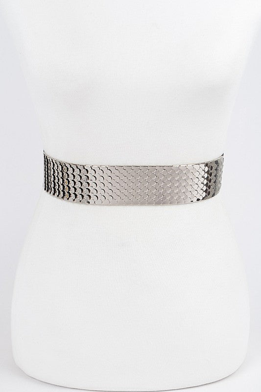Dragon Scale Belt: Silver