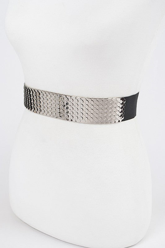 Dragon Scale Belt: Silver