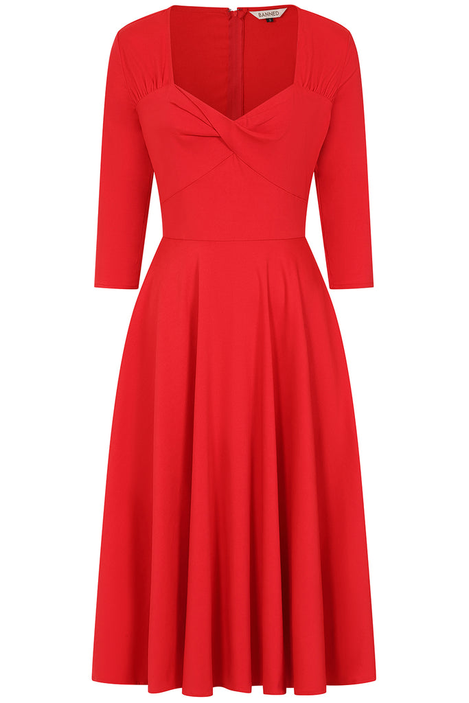 Cherry Red Marilyn Dress