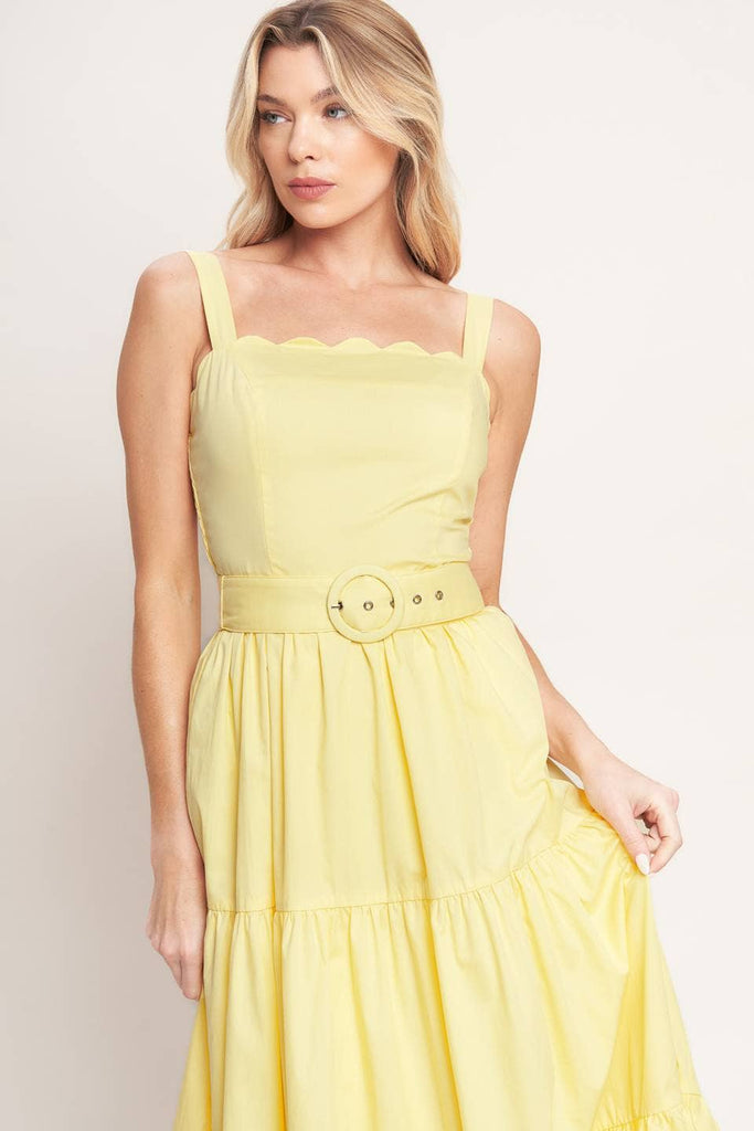 Lemon Chiffon Cake Dress