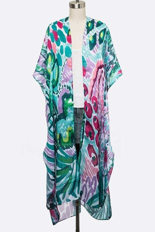 Vibrant Shore Kimono