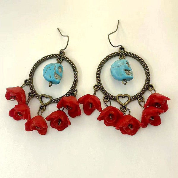 Dia Del La Muerte Earrings