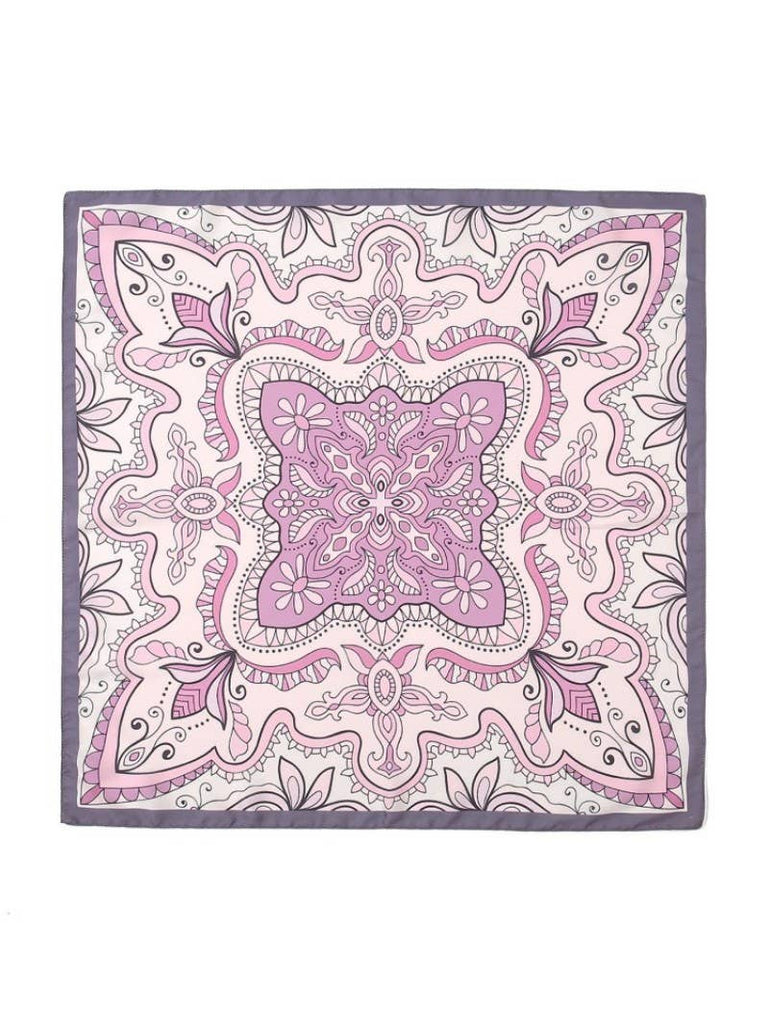 Mod Mauve Western Silky Bandana