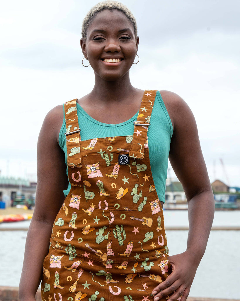 Cowboy Cutie Stretch Dungarees