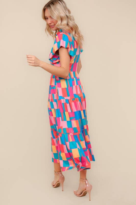 Rainbow Rothko Art Dress