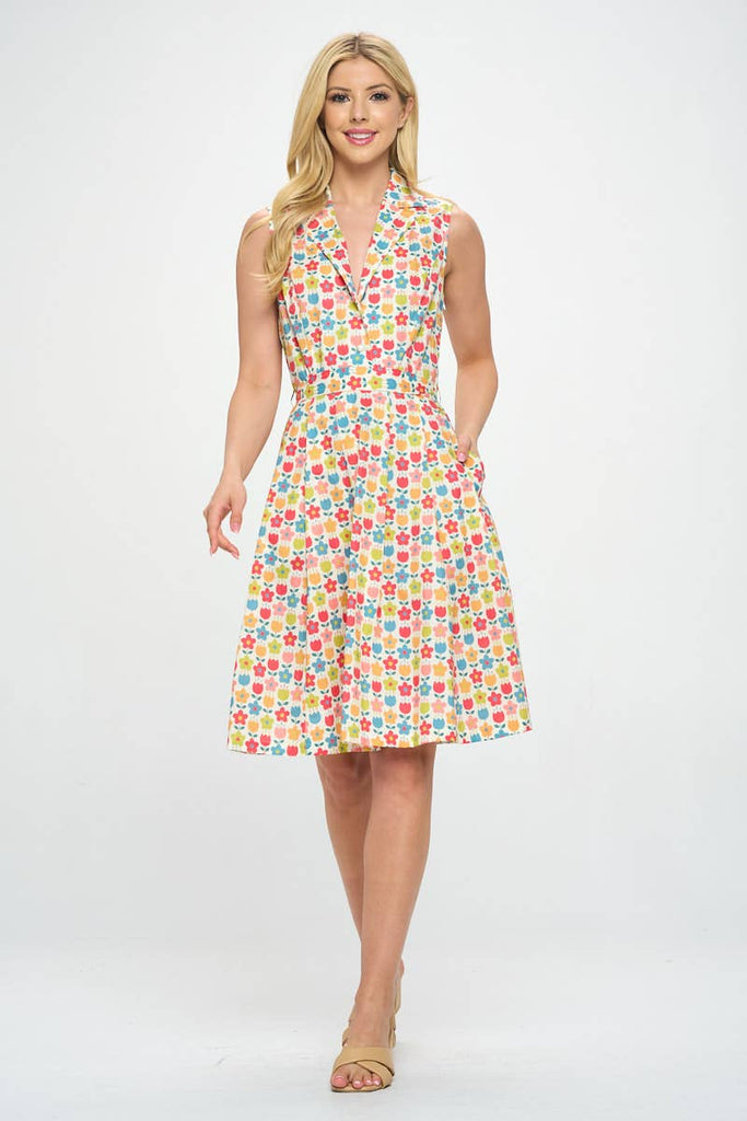 Dutch Delight Cotton Dress