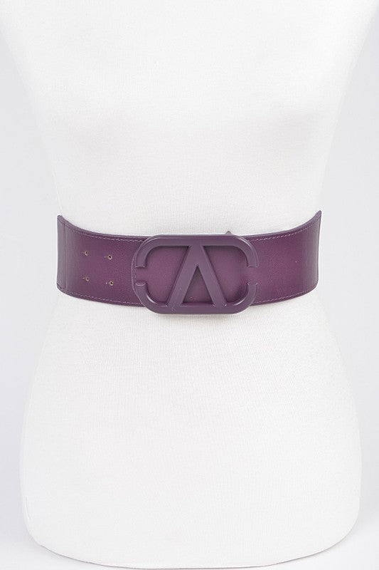 Colour Metal Iconic Belt: Purple