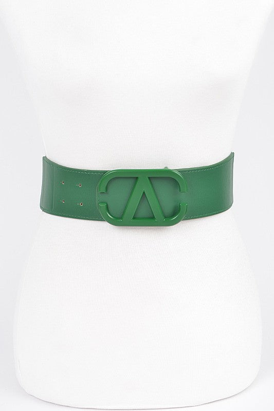 Colour Metal Iconic Belt: Green